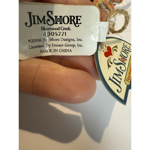 Jim Shore Christmas Santa Did Ride  Reindeer Ornament Heartwood Creek 2006 - Picture 10 of 11